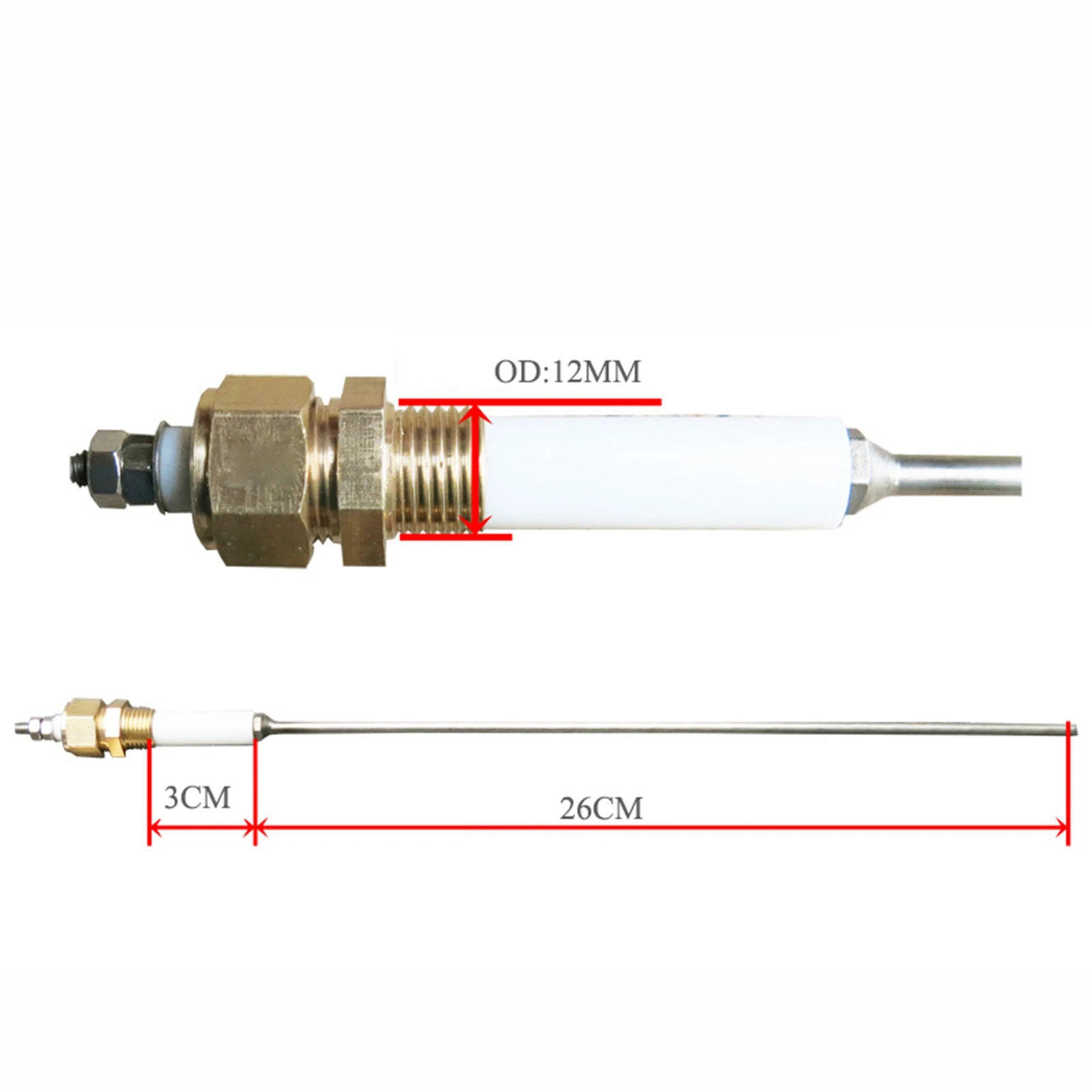 1/4inch High Temperature Resistance Water Level Probe Boiler Electrode