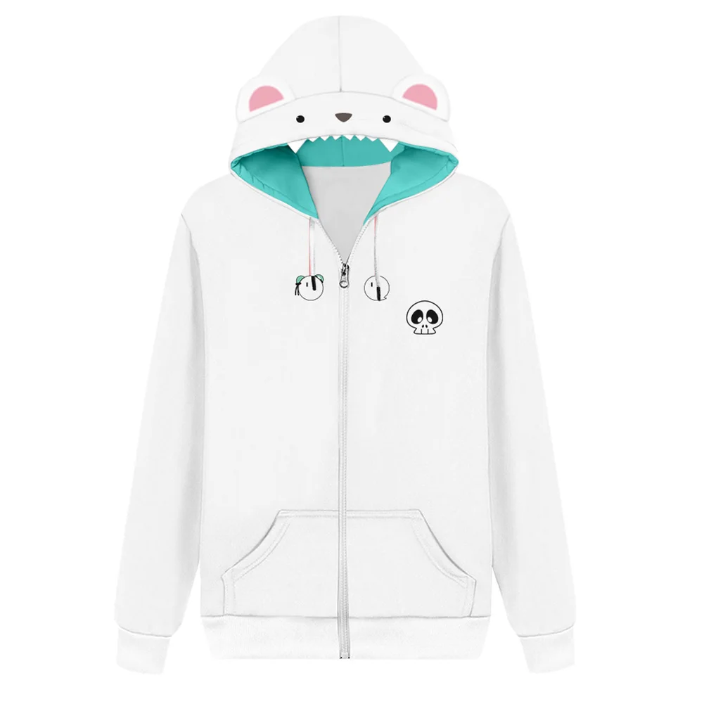 Hololive Vtuber Uruha Rushia Cosplay Zip Up  3D μ ĵ Ƽ    ĳ־ Streetwear Jacket Coat