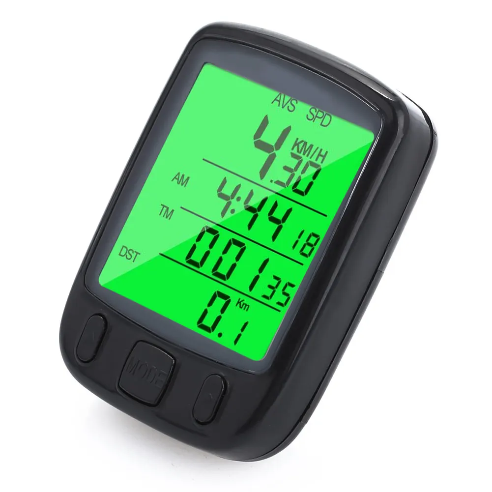 

Bicycle Stopwatch 2 Colour Cycling Riding Odometer Clock 2032 Bicycle Speedometer Bicycle Accessories Waterproof Wireless