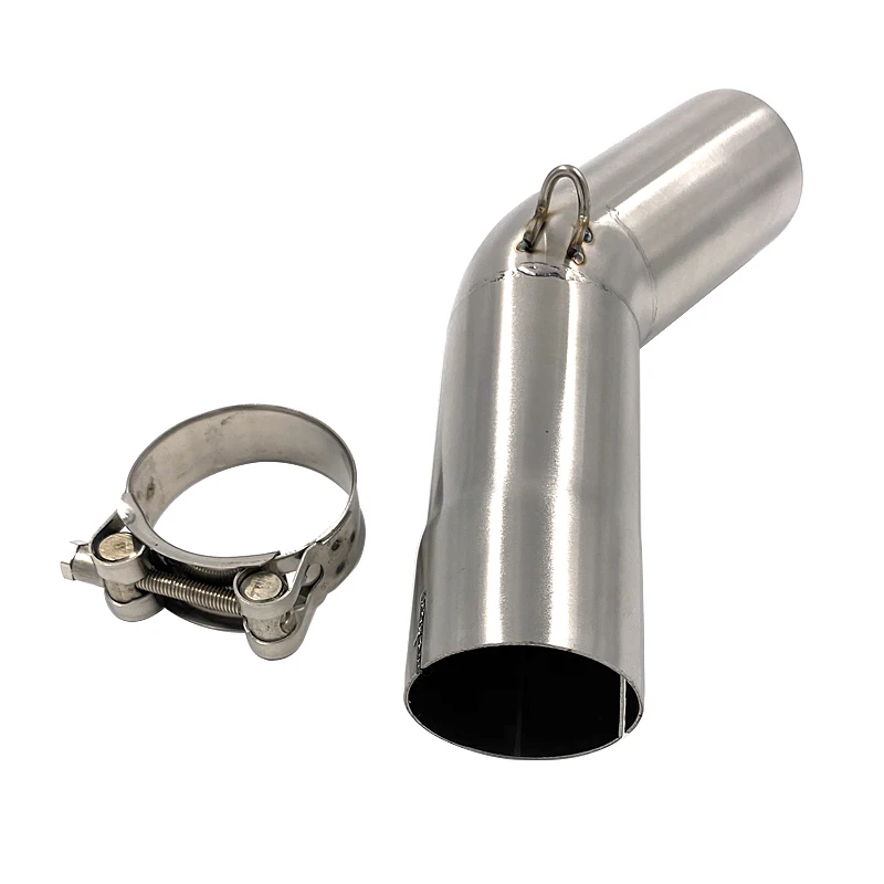 moto Modified Escape Muffler Exhaust Mid Link Pipe Connector Tube Slip On for BMW C650GT 2016 2017 2018 2019 2020 C650 GT C650GT1