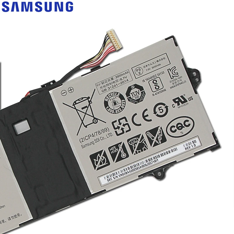Samsung AA-PBTN2QT аккумулятор для samsung notebook 9 NP900X3N-K01US NP900X3N-K03CN сменный планшет аккумулятор 3950 мАч