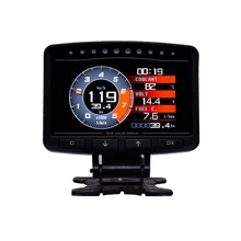 CXAT A208 Multi Functional Smart Car OBD HUD Digital Meter Speedometer Fuel Consumption Gauge Fault Code Alarm Display