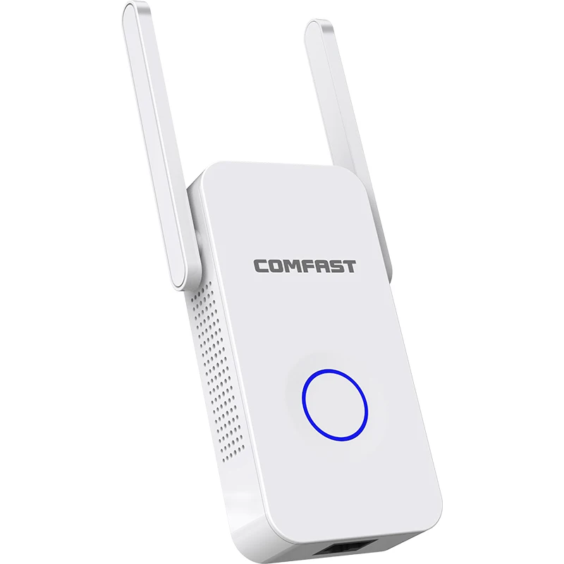 Comfast домашний Wi-Fi ретранслятор высокоскоростной 1200 беспроводной расширитель диапазона Усилитель 2,4G& 5Ghz Wifi усилитель 2* 3dbi антенна CF-WR752AC