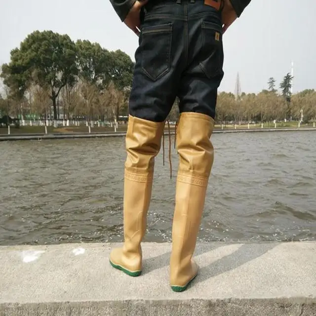 Европейские размеры 35-45, непромокаемая обувь для мужчин и женщин, для улицы, для рыбалки, для сада, для работы выше колен, штаны, акваобувь, Нескользящие брюки
