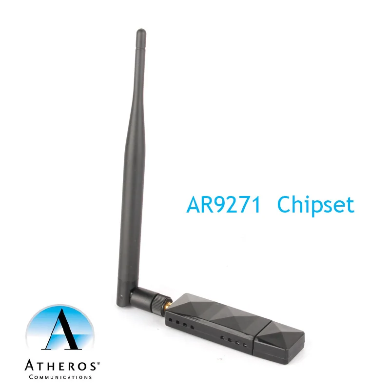 Wi-Fi адаптер Atheros AR9271 802.11n 150 Мбит/с беспроводной USB 5 дБи антенна для Kali Linux/Windows