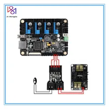  1pc Heated Bed Adapter Module Motherboard Hot Bed Expansion Interface Adapter Module For Lerdge 3D Printer Controller Parts 