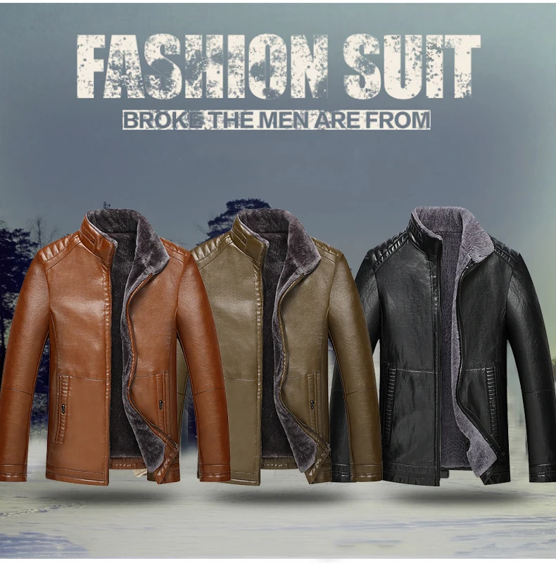 XL-7XL, мужская кожаная куртка, высокое качество, зимнее Мужское пальто, Теплая мужская кожаная куртка, модная мотоциклетная ветрозащитная куртка из искусственной кожи