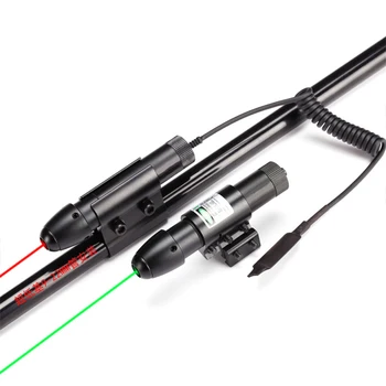 

Red Green Laser optical Sight Scope With Mount for Pistol Rail and Rifle For Airsoft Gun rifle scope Hunting Shooting 9 - 22mm