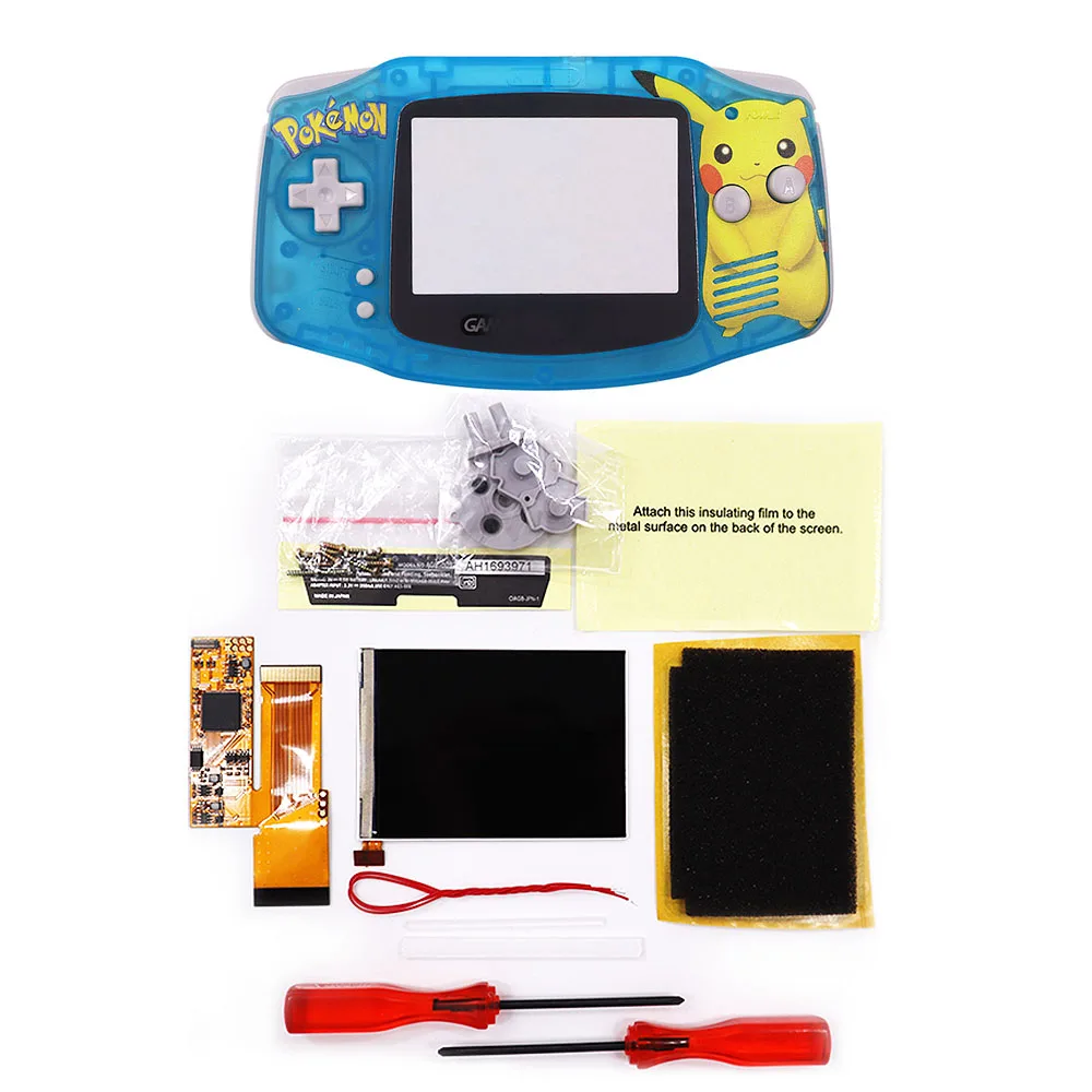 Níveis de Brilho Retroiluminação para Nintendo Lcd para Nintendo Gba com 10 Display Gameboy Advance Tela v2 Ips - Image 6