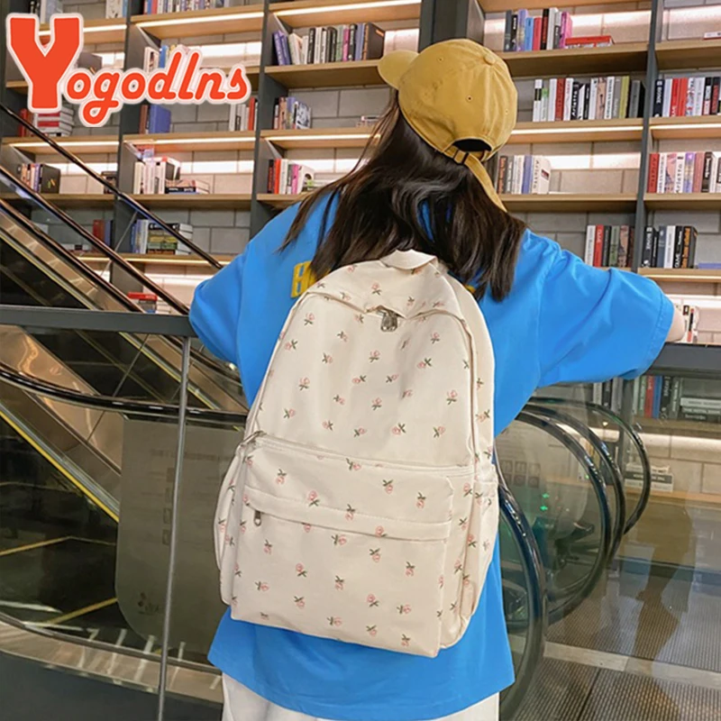 Yogodlns Fashion Floral Backpack For 