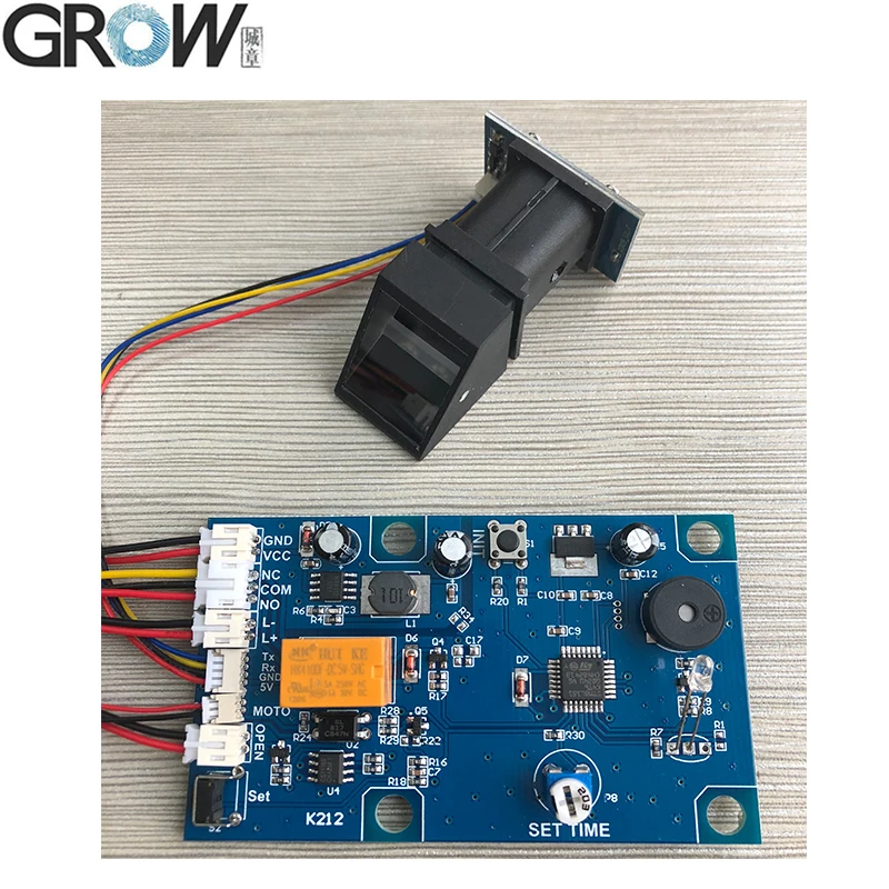 GROW K212 + R305 выключатель питания плата управления отпечатком пальца дверная