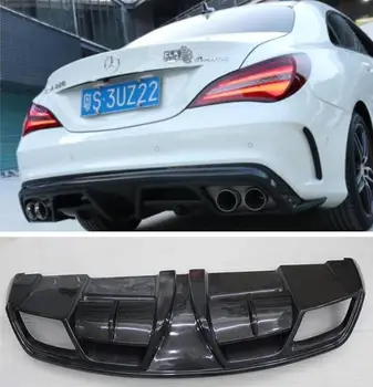 

Carbon fiber Rear Bumper Lip Spoiler Trunk Diffuser Cover For Benz CLA Class W117 CLA200 CLA250 CLA260 CLA45 2013-2019