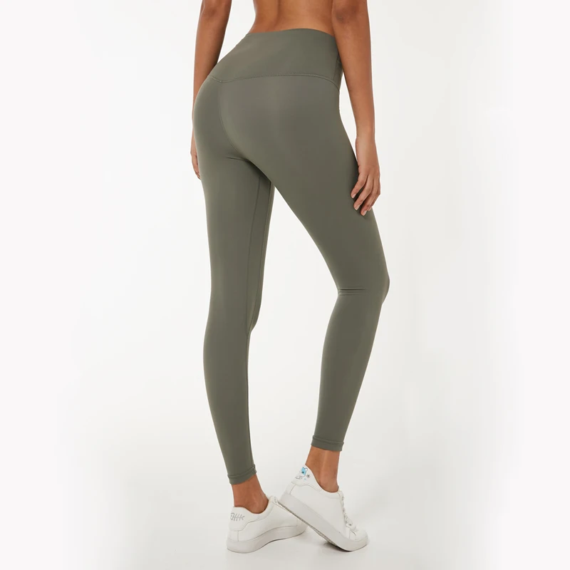 Nepoagym исследования XXS до XL размера плюс женские Леггинсы для йоги с высокой талией спортивные Леггинсы брюки для женщин леггинсы для спортзала - Цвет: Moss Green