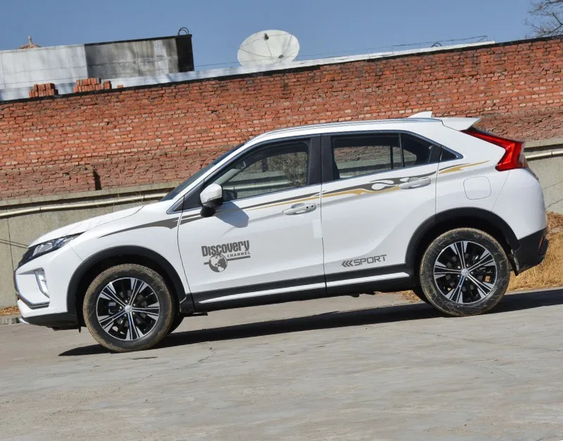 Автомобильный Стайлинг, Спортивная Автомобильная наклейка, автомобильные аксессуары для Mitsubishi Eclipse Cross, Двусторонняя наклейка, автомобильный Стайлинг - Название цвета: Option 5