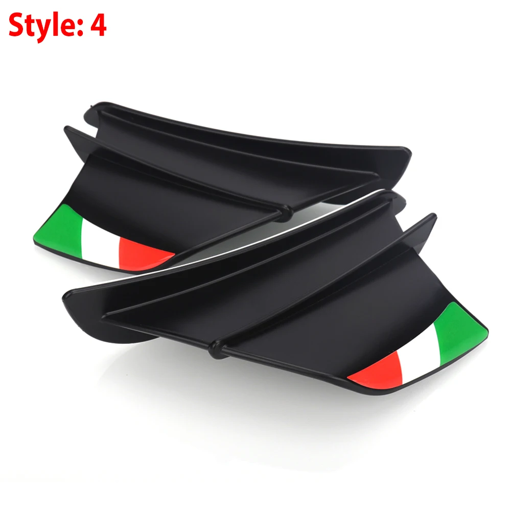 Motorcycle Fairing Side Wing Motorcycle Rear Tail Spoiler Fixed Wing Fairing Winglet For Du&Cati For Panigale V4S V4 V4R For Superleggera 2018 2019 2020 2021 2022 - View #4