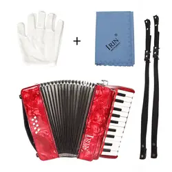 Mounchain 22 Keys 8 Bass Accordion Musical Instrument Rhythm Band for Beginner Children