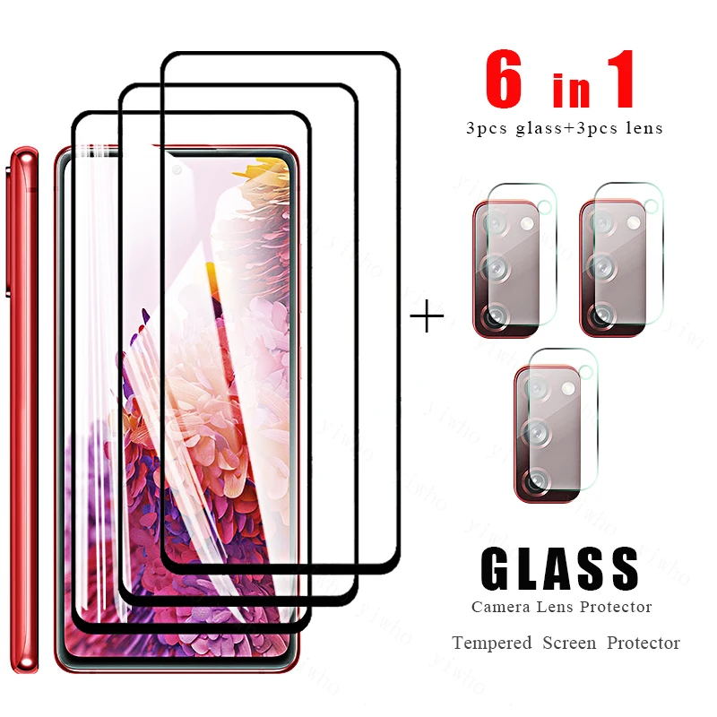 Vetro Protettivo Dello Schermo Per Samsung Galaxy S20 Fe Vetro Temperato Per Samsung Galaxy S21 5G S21 + Plus 5G S21 Fe 5G Obiettivo Della Fotocamera