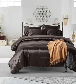 

Texture Comforter Bedding Set Luxury Solid Duvet Cover Sets Single Double King Size Bed Sets