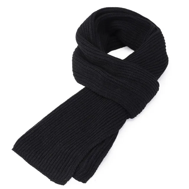 men's scarves Men's Knitted Scarf Winter Muffler Warm Face Protection Earflaps Shawl Chenille Hand Knitting Scarves Leisure Black Grey mens grey scarf Scarves