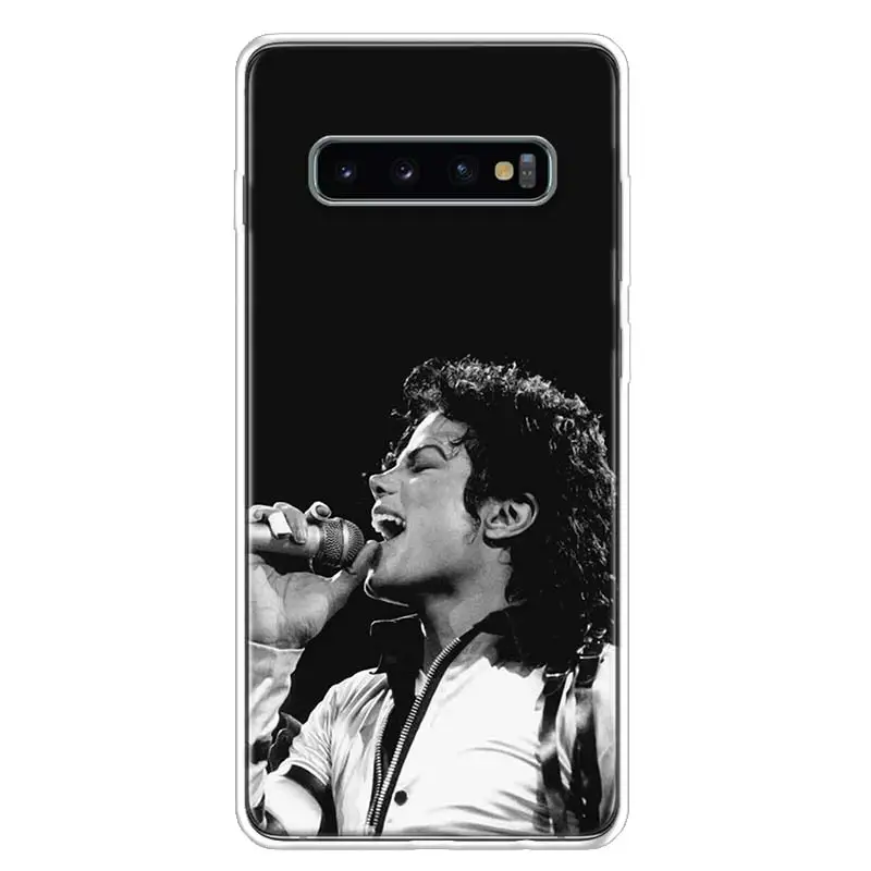 Майкл Джексон MJ крышка чехол для телефона для samsung Galaxy S10+ Note 10 9 8 S9 S8 J4 J6 J8 плюс S7 S6 корпус под плетенную сумку - Цвет: TW269-4