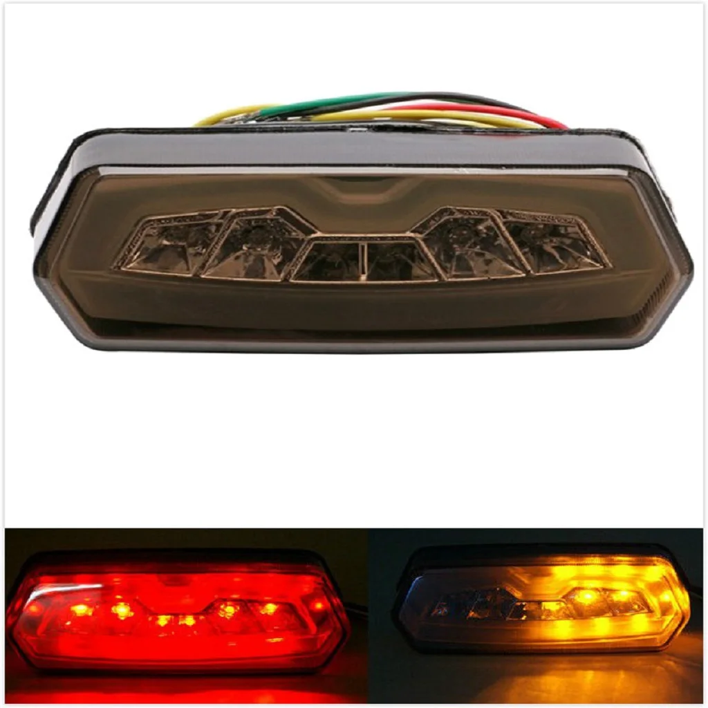 Modified LED Taillights for Motorcycles - Rear Lamp Stoplight with Turn Single Light for Honda MSX125 Grom 2013-2016