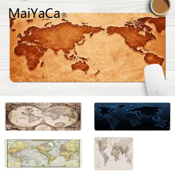 

MaiYaCa World Map Customized MousePads Computer Laptop Anime Mouse Mat Comfort Mouse Mat Gaming Lockedge Mousepad