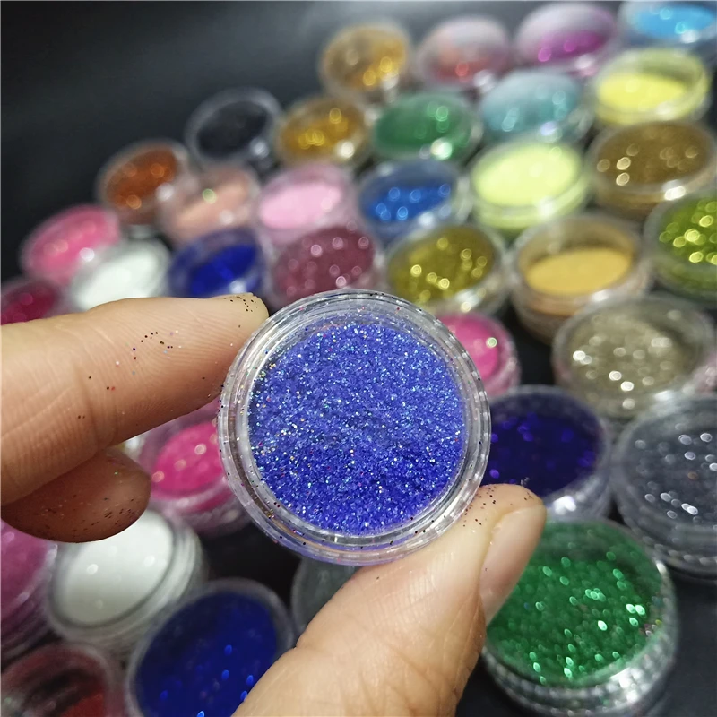 45 Colors Diamond Shimmer Glitter Powder 4 Glues 1 Brush Temporary Tattoo Kids Face Body DIY Nail Painting Decoration Art Tool