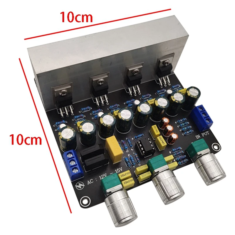 LM1875 Power Amplifier Board 2 1 Channel Power Amplifier Board Btl Super Bass Structure Multimedia Power Amplifier Board