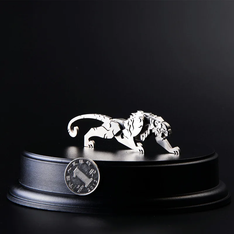 

Steel Golem Stainless Steel All-Metal Decoration Crafts Deconstructable Assembled Chinese Zodiac Tiger