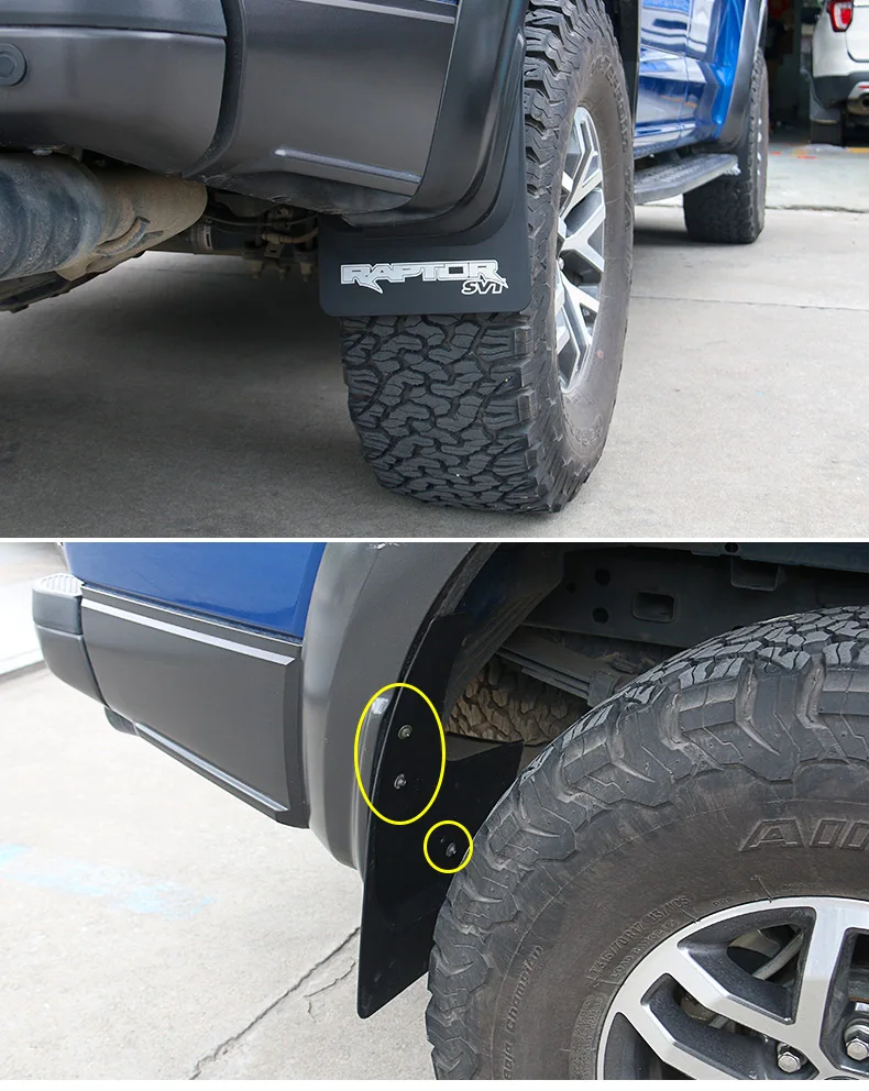 Брызговики для Ford- F150 Raptor защита внешнего вида Модифицированная 150 Raptor Fender специальная одежда