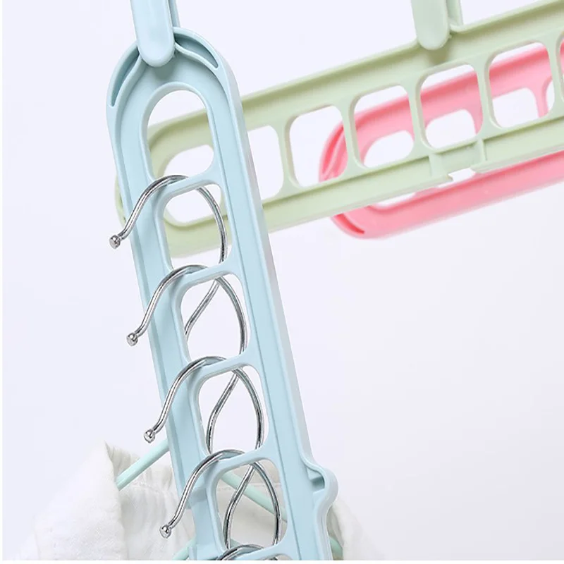 Вешалки для одежды многопортовая поддержка круглый органайзер шкафа домашнего