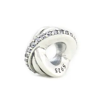 

Hot 2020 925 Silver Plated Bracelet Micro water drillWith Stone Star Ring Beads Jewelry Making