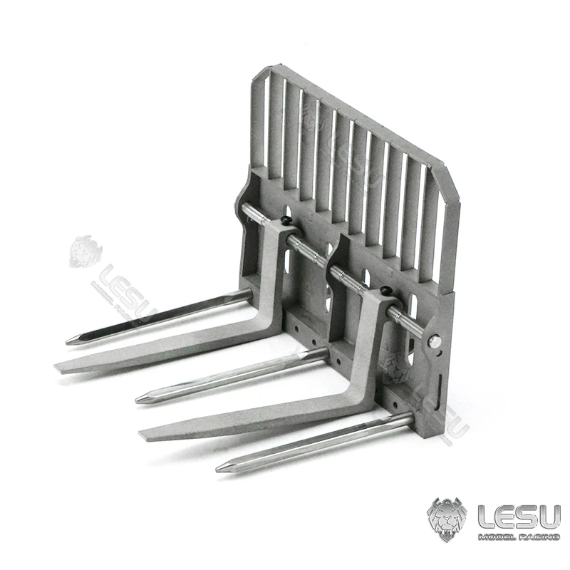 Metal Fork for LESU 1/14 RC Hydraulic Skid Steer Loader Bobcat A0008 B0008 Remote Control Vehicle Model Car