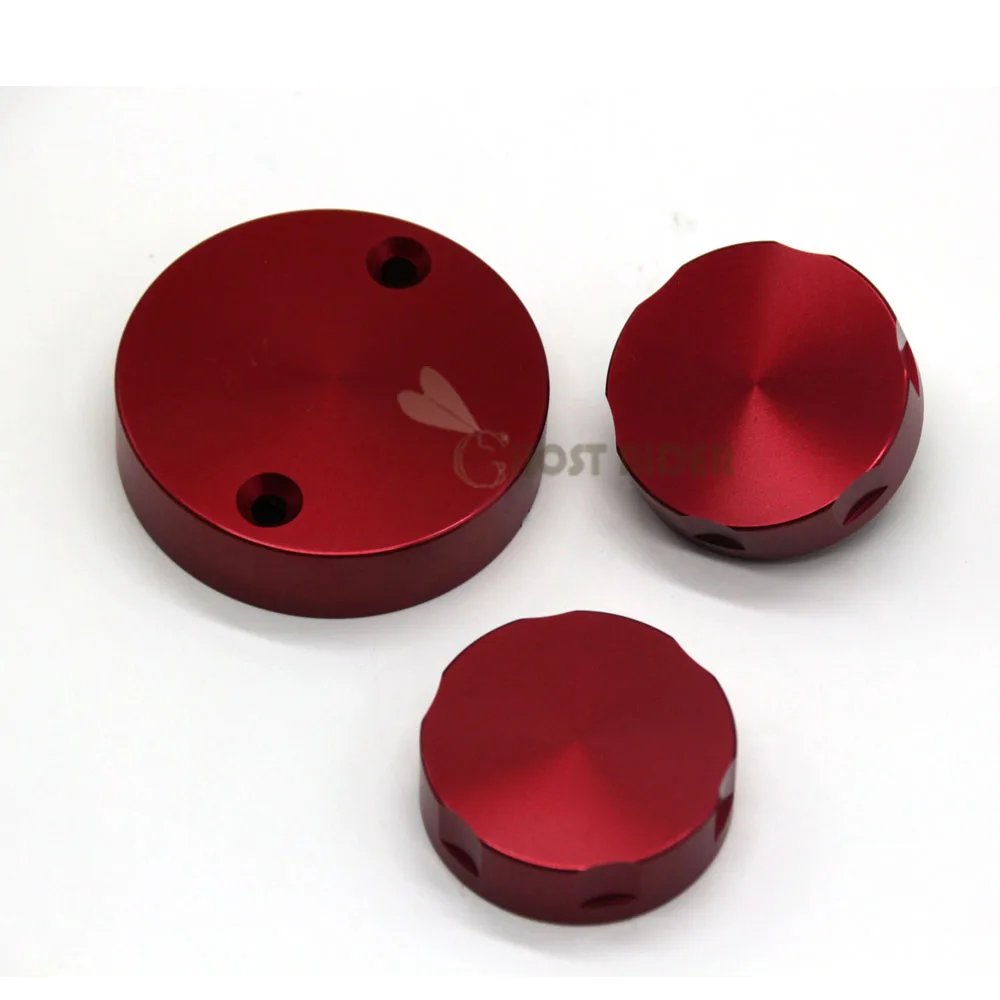 

For DUCATI Hypermotard/Multistrada/Monster 1100/S/EVO 1200/S/R CNC Front Brake Clutch & Rear Brake Fluid Reservoir Cover Cap