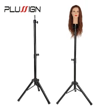 Plussign вешалка для париков Регулируемая подставка для штатива держатель манекен головка Штатив для парикмахерских тренировочный головной держатель инструмент для тренировки волос