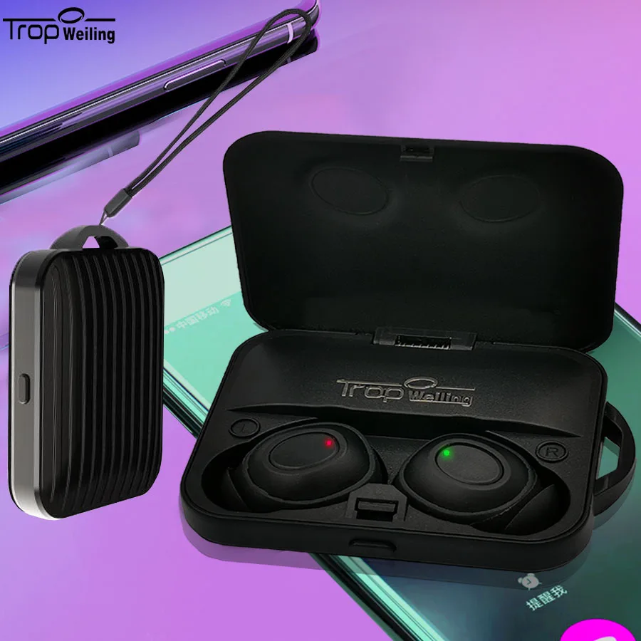 

Mini Box Bluetooth Earphone Stereo Handsfree Earbuds Headset Wireless 5.0 Bluetooth Headphone Gaming Heaset for Phones Earphones