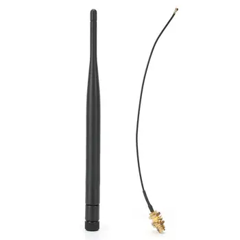 

WiFi Antenna 2.4G/5G Dual Band 6DBI with IPEX4 Extension Cable Kit for Wireless Network Router