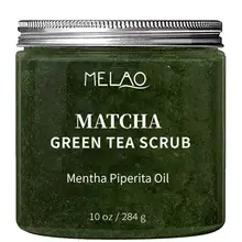 Скраб для лица зеленый чай Отшелушивание тела скраб-крем увлажняющий кутин удаление ороговевшей кожи гель 284 г уход за телом