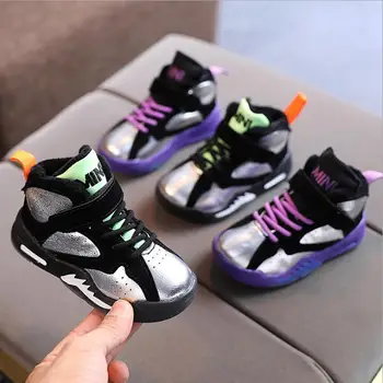 

Baby cotton shoes winter cotton baby walking shoes soft soled children Plush warm sports shoes for boys and girls
