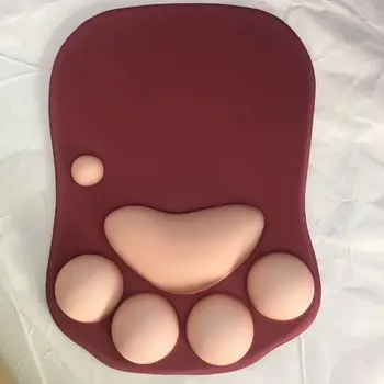 

Environmental friendly silicone cat claw wrist mouse pad wrist protection mousepad high quality computer gaming mousepad