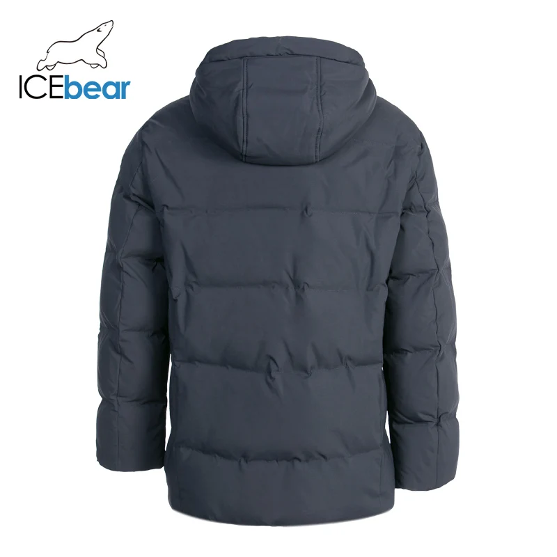 ICEbear зимняя мужская одежда Теплая мужская куртка высокого качества мужские парки MWD19941I