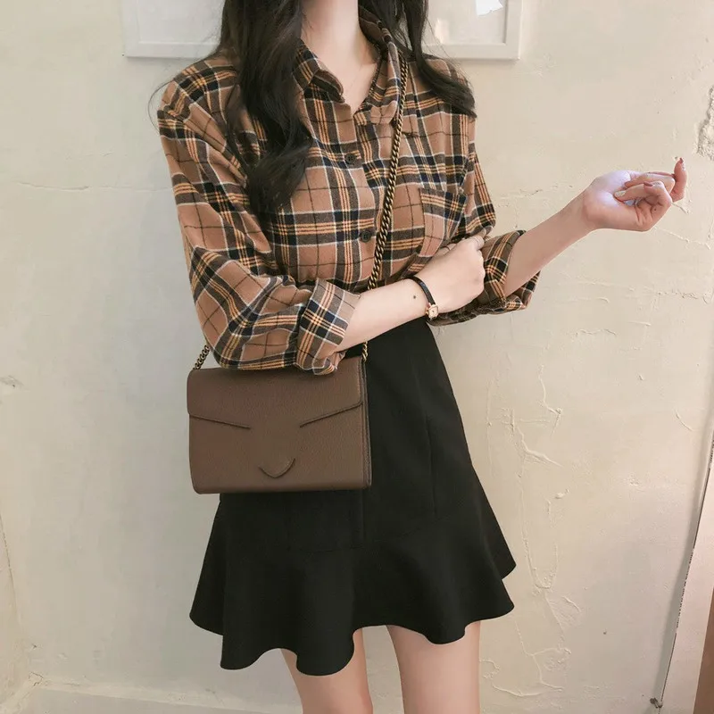 

Cute Mini Skirts New Female Clothes Hot Women Korean Preppy Style Autumn Basic High Waist Black A Line Mini Skirt Hot Sales