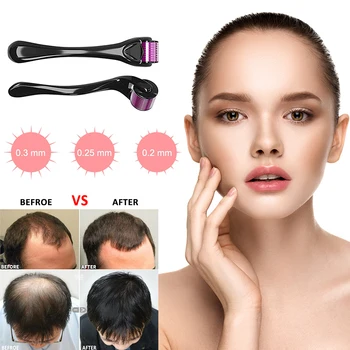 

Free Shipping 540 DRS Derma Roller Micro Needles Titanium Microneedle Mezoroller Machine Roller for Body and Face Care Treatment