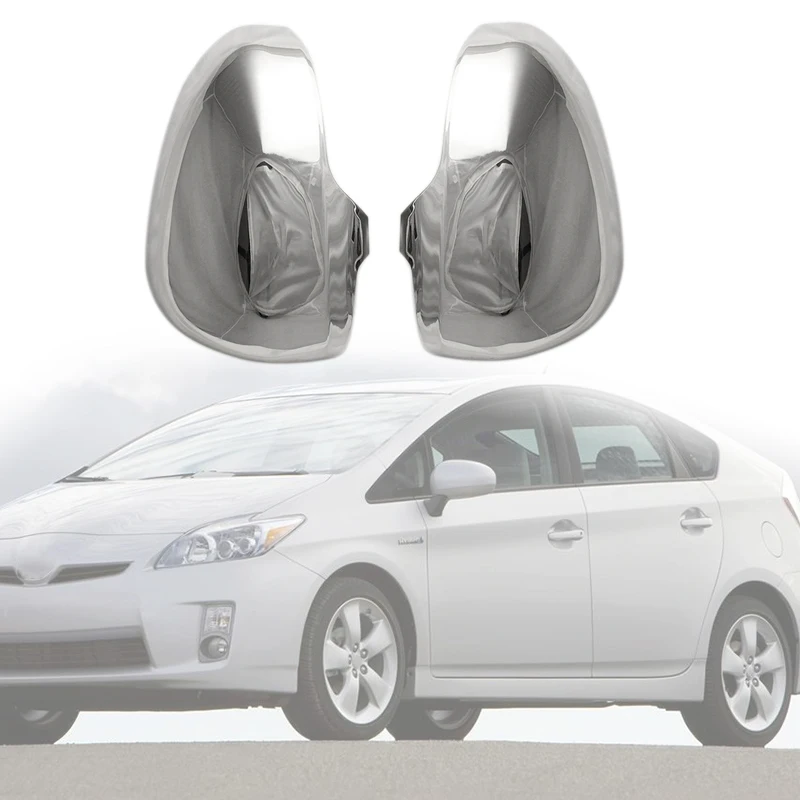 Для Toyota Prius XW30 2009-2015 Markx 2010-2016 ABS хромированная крышка зеркала заднего вида |
