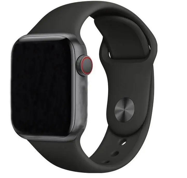 IWO 8 Plus 44 мм Bluetooth Смарт-часы серии 4 1:1 Смарт-часы для iOS iphone 5 6 7 x Android ЭКГ-шагомер сердечного ритма - Цвет: black