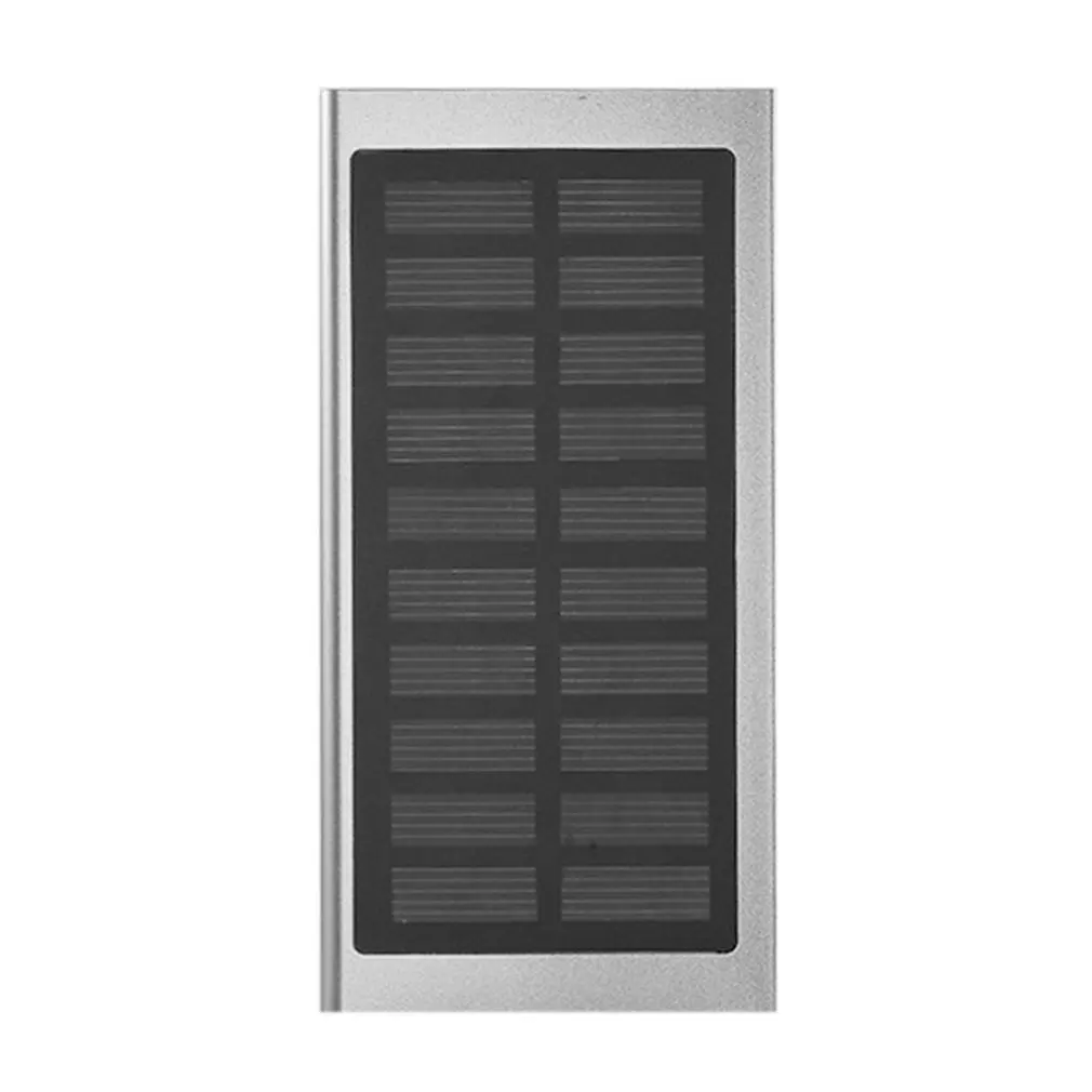

New 4000mah Solar Battery Power Bank Portable Charger External Battery Dual USB Powerbank For xiaom iphone Cellphone Batteries