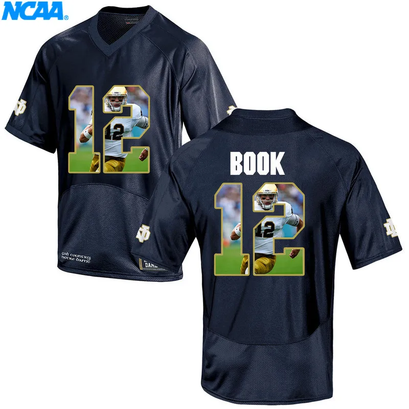 New Arrival High Quality Irish Book#12 College Sport T-shirt Jerseys S-XXXL