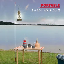 

Excellent Quality Detachable Lantern Stand Lamp Tripod Camping Lamp Bracket Lamp Holder Portable Camping Accessories 2022 New In