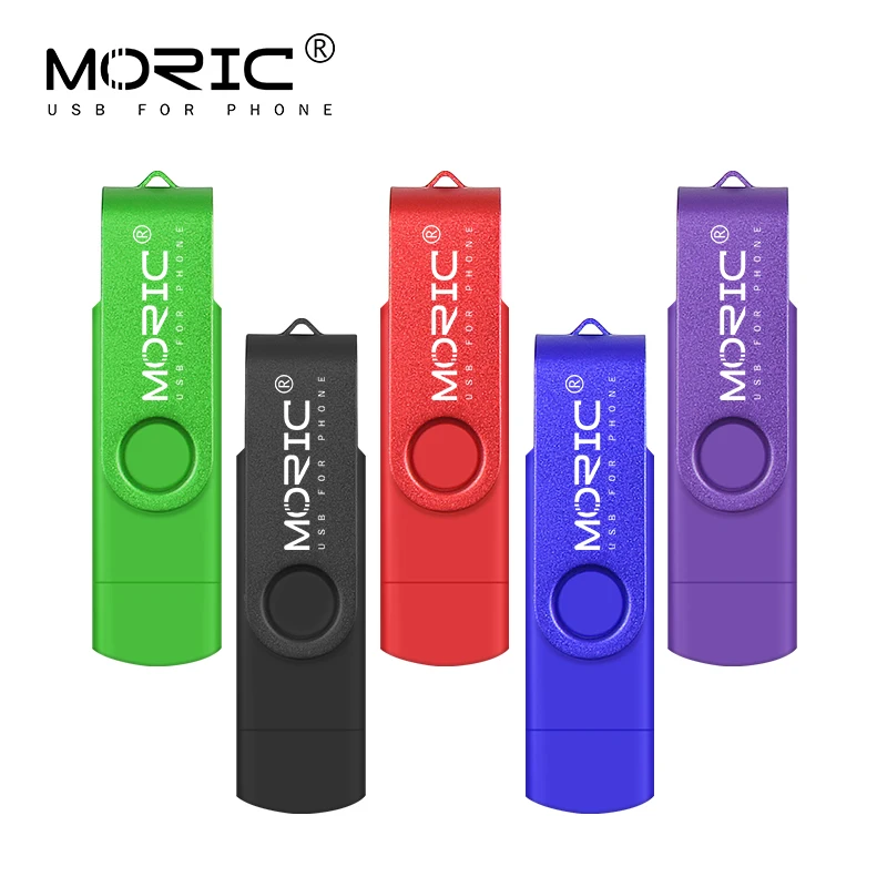 Вращающийся на 360 ° OTG USB флеш накопитель cle 64G 2 0 для смартфонов 4g 8g 16g 32g 128g micro usb