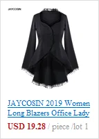 JAYCOSIN, Женский блейзер с длинным рукавом, женский пиджак, Женский блейзер, розовый, синий, белый, черный, Блейзер, осень 9823